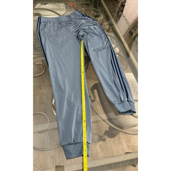 Adidas Mens Gray Track Pants XL Polyester Spandex Elastic Waistband Joggers - Picture 7 of 8